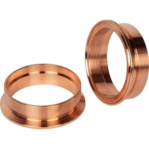 Red copper Tri clamp tri clover ferrule for sale Weld Distillation accessories 1/2 1.5 2 3 4 6 8Inch etc size