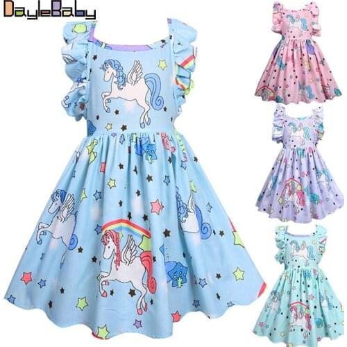 My Little Kids Birthday Party Dress Toddler Baby Girls Unicorn Party Pageant Formal Tutu Dress Princess Sundress Cosplay Clothes