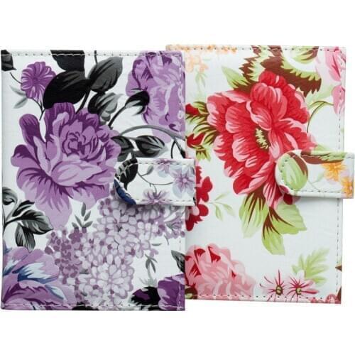 Zoukane Highlights of flowers purple flower Passport Cover Case Card Holder Travel Accessories Colorful Passport Wallet ZSPC29