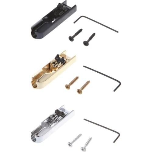 1 set Single Individual Bridge Saddles Tailpiece for 4 String Bass Guitar Replacement Guitar Accessories