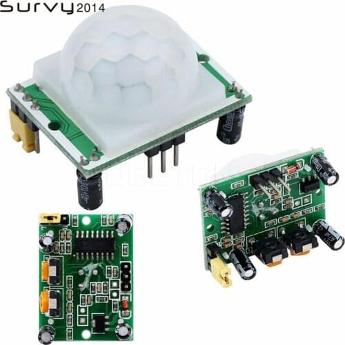 1pcs HC-SR501 Adjust IR Pyroelectric Infrared PIR Motion Sensor Detector Module for arduino for raspberry pi kits