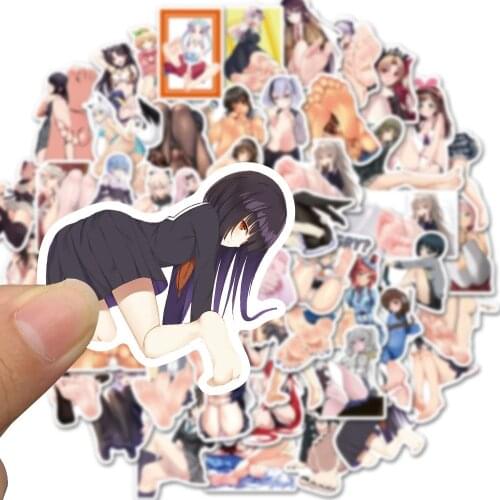 10/30/50PCS Anime Hentai Sexy Pinup Bunny Girl Waifu Decal Stickers Suitcase Laptop Car Truck Waterproof Car Sticker Toys Gift