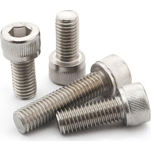 100pcs/lot M1.4 M1.6 M2 M2.5 M3 DIN912 Stainless steel hex socket cap head screw