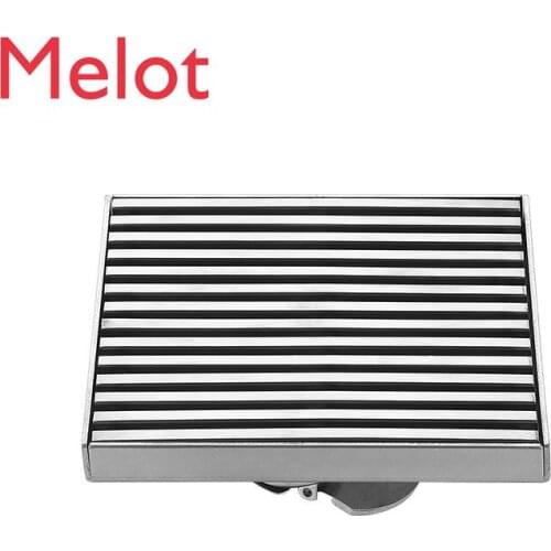 304 Thick Stainless Steel 30cm Large Floor Drain Dn110 Large Displacement Deodorant Floor Drain Hotel Engineering Floor Drain