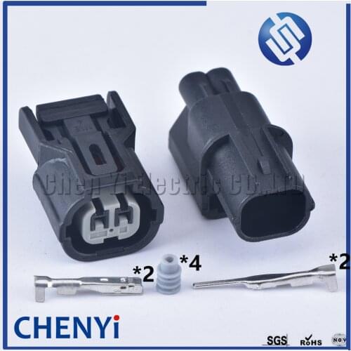 5sets 2 Pin inlet pressure sensor connector female or male Auto waterproof connector 6188-0590 6189-0891 DJ70210A-1-21 for Honda