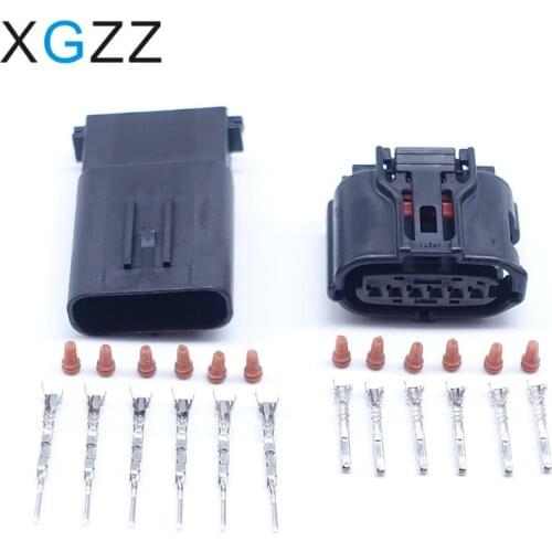 5 Sets 6 Pin Sumitomo 6189-1083 Auto Accelerator Pedal Sensor Female Male Connector For Toyota Subaru