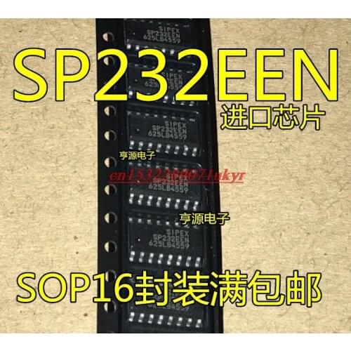 5pcs SP232EEN-L/TR original SOP-16 brand new [can replace MAX232]