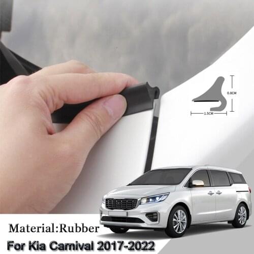 Car Seal Strip Windshied Spoiler Filler Protect Edge Weatherstrip Strips Sticker Accessories For Kia Carnival Sedona 2017-2022