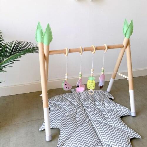 Baby Fitness Rack Nursery Sensory Ring-pull Toy Infant Toddler Room Decoration 97BC