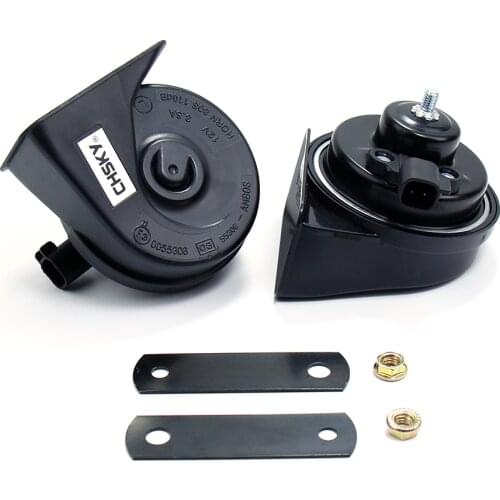 Double Tone High And Low 12V Auto Waterproof Fireproof Snail Horn For Ford/Buick/Chevrolet Loudspeaker With Wires Car Parts