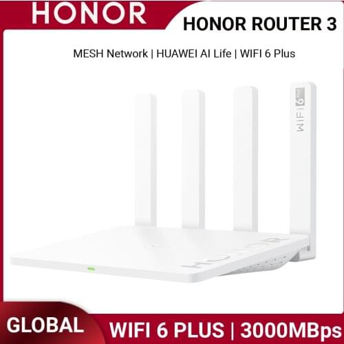 Global Version Huawei Honor Router 3 Wifi 6 plus mesh wifi 5GHz 3000Mbps Wireless Router wifi extender Smart Home Easy setup