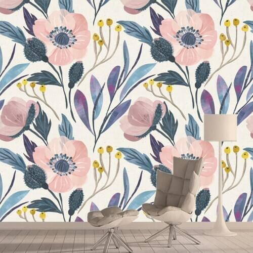 Leaf Custom Wallpaper 3D Creative Nature Themed Mural Living Room Bedroom Home Decoration Poster Wall Painting Contact Paper