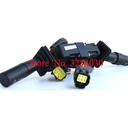Supply Home-made Black Combined Switch 8 Pins Direction Switch with 6 Pins Light Switch D09JK803HL for Newstyle HELI Forklift