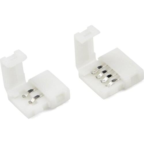 RGB LED Strip Light Connectors 2835/5050/3528SMD 2pin 8mm/2pin 10mm/4pin 8mm/4pin 10mm PCB Free Welding Connector