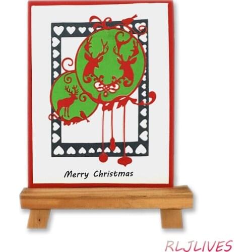 Christmas Deer Metal Cutting Dies Stencils for DIY Scrapbooking photo album Decorative Embossing DIY Paper Cards