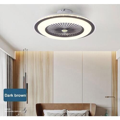 32W Modern Ceiling Fan Lamp with Remote Control 3Color 3Speed Wind 60cm Ceiling Fans LED Lighting for Bedroom Living Dining Room