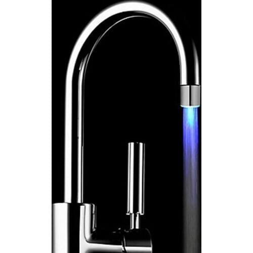 LED Faucet Light Tap Nozzle Colorful Glow Temperature Sensor Faucet Aerator Water Saving Filter Kitchen Bathroom Dropshipping