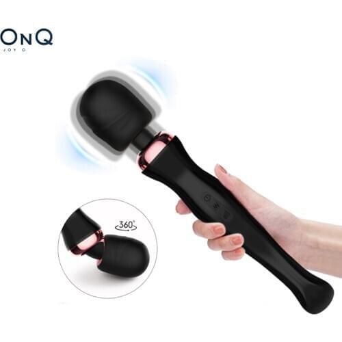 OnQ Powerful Clitoris Vibrators USB Recharge Magic Wand AV Vibrator Massager Sexual Wellness Erotic Sex Toys for Women Adult Toy