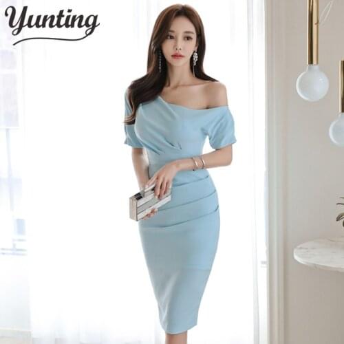 Однотонные летние платья Yunting China At AliExpress