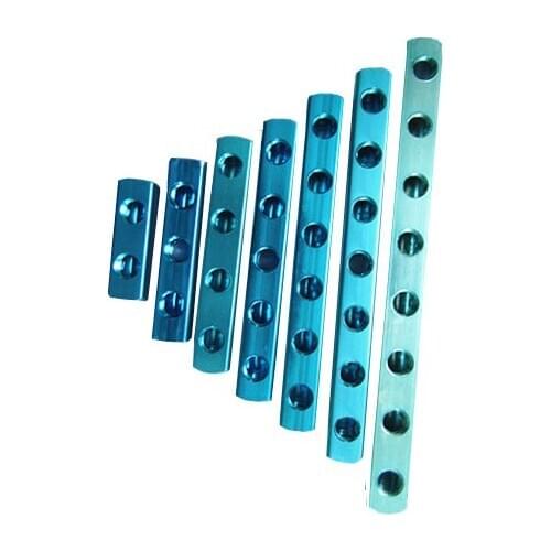 1PC 1/4"PT Female Threaded ML-10 10 Way 13 Port Quick Connect Manifold Splitter