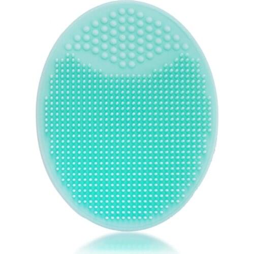 1PCS Facial Cleaning Brushes Random Colors Mini Massage Silicone Soft Deep Face Pore Cleaner Tools Skin Care Cleaning Exfoliator