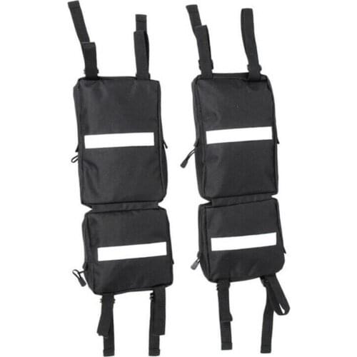 2Pcs Multi-function ATV Side Fender Bag Pack Luggage Storage Pouch Accessories