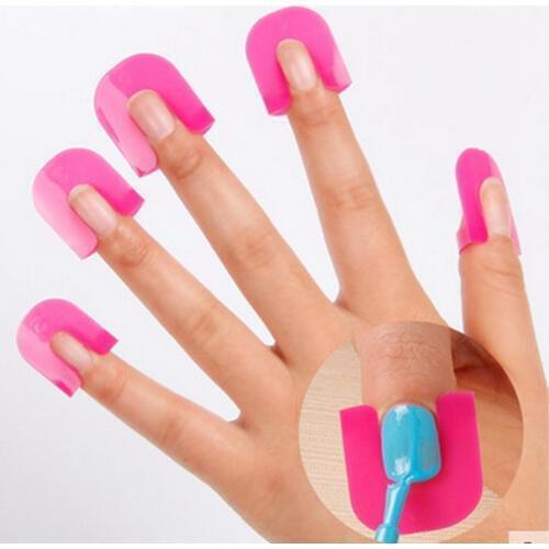 26Pcs/Set Nail Protector Nail Polish Tips Form Pro UV Gel Forms Women UV Gel Tips Plastic Nail Gel Forms Nail Art Tools #84224