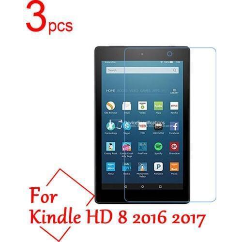3pcs Ultra Clear/Matte/Nano anti-Explosion LCD Screen Protector Film Cover For Amazon Kindle Fire 7 7.0 HD 8 8.0 2016 2017 Film