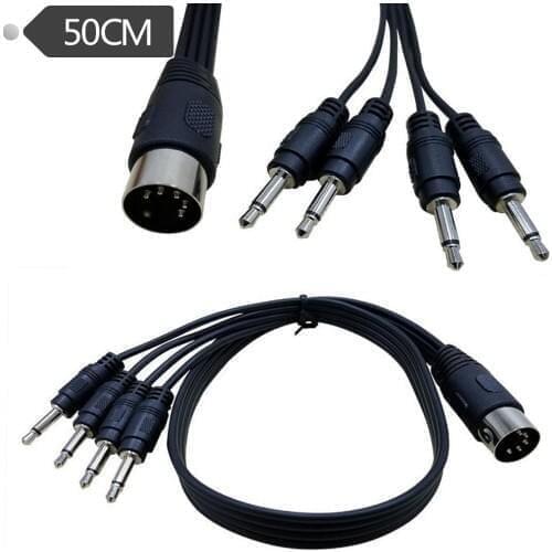 4*3.5 audio plug to MIDI 5-pin adapter cable audio output MIDI 5-pin DIN 5 P 0.5 m