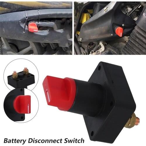 Car Master Battery Switch Power Off Isolator Kill Switch 300A Petrol Scooter Disconnect Rotary Switch Marine Boat Truck Cut