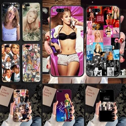 Britney Spears Phone case For Xiaomi Mi Max Note 3 A2 A3 8 9 9T 10 Lite Pro Ultra black painting bumper fashion hoesjes soft