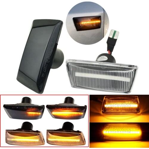 Dynamic LED Turn Signal Blinker For Opel Insignia Astra H Zafira B Corsa D Side Marker Lights lamp 2005 2006 2008 2010 2011 2014