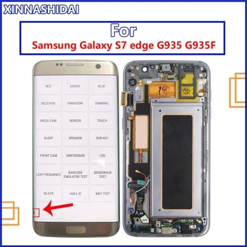For SAMSUNG Galaxy S7 edge Display Touch Screen G935f LCD G935A Screen Replacement G935W G935FD Digitizer Assembly With Tools