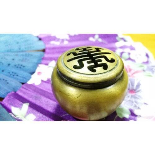 Longevity Brass Incense Burner Small And Thick Texture Incense Burner Holder