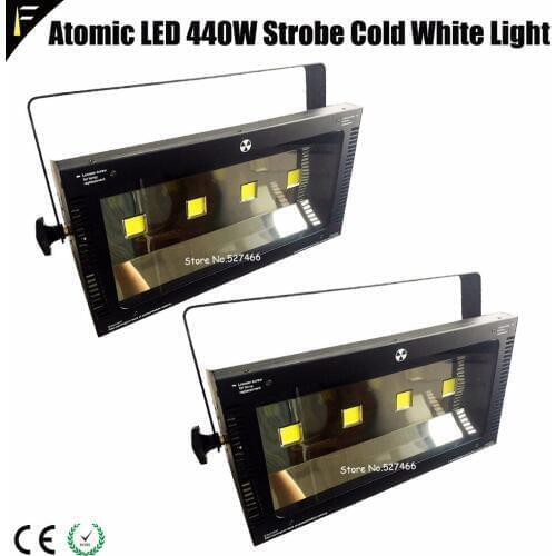 Economic LED 100W*4 Stage Strobe Light With 3-PIN 5-PIN Cold Light Replacement Atomic 3000 w Xenon Lamp Strobes Light