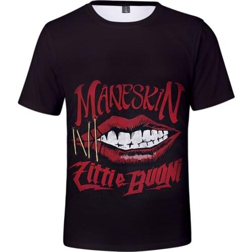 Maneskin 3D Print Spring and Summer Preppy Men/Women Street Clothes T-shirt Streetwear HIP HOP Punk Streetwear style