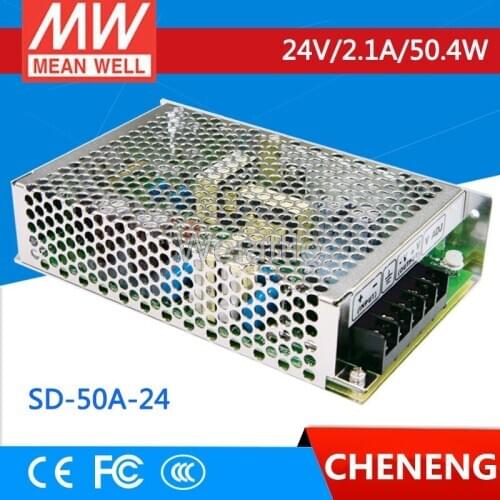 MEAN WELL original SD-50A-24 24V 2.1A meanwell SD-50 24V 50.4W Single Output DC-DC Converter