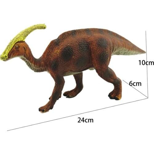 Model toy Parasaurolophus Simulation Model Of Animal Model Toy Dinosaur Plastic Dolls Large Dinosaur Models Solid Construction