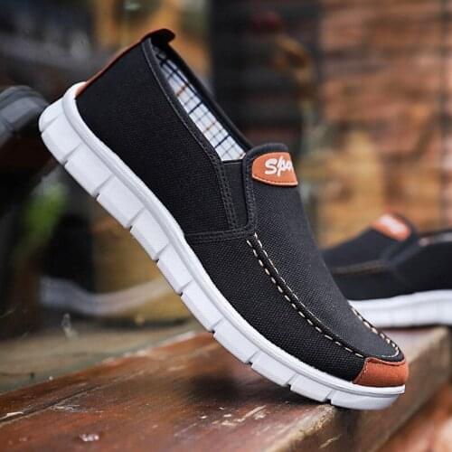 Mens Canvas Shoes 2021 New Comfortable Canvas Shoes Mens Casual Shoes Mens Flat Shoes Mens Spring and Autumn