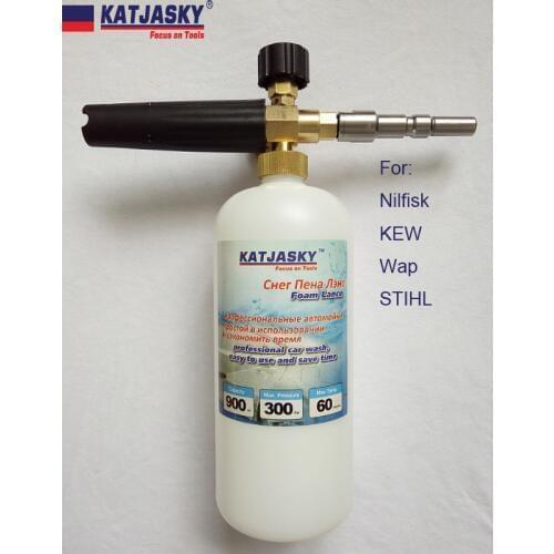 10pcs/lot high quality car washer foam gun foam generator fit nilfisk pressure washer gun snow bubble foamer washing lance