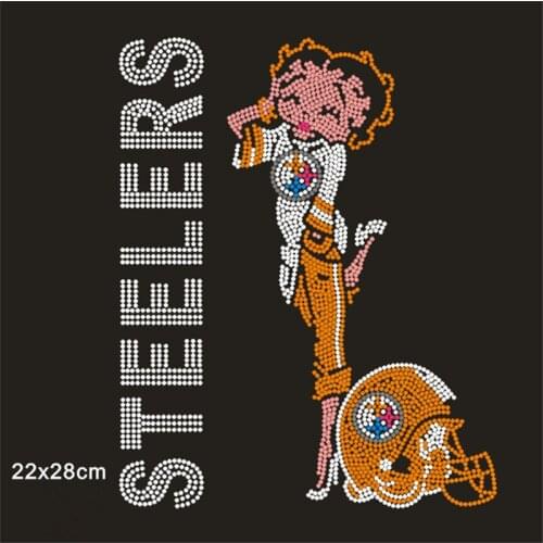 Rhinestone Transfer Patterns Motif Rhinestones Hot-Fix Rhinestone Patches For T-Shirt Custom Clothes Applique Crafts Accessories