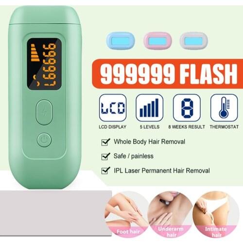 KT05 Hair Removal Device IPL Permanent Hair Removal Device 990000 Flashes Professional Laser Hair Epilator Painless Hair Remover