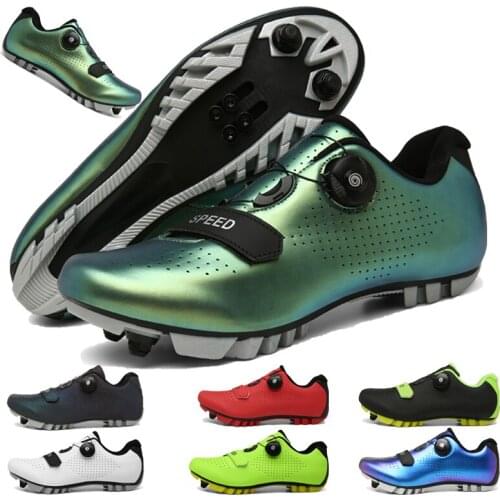 Self Locking Cycling Shoes Sapatilha Ciclismo Mtb Gloves Pedals Set Mountain Bike Pro Race Bicycle Sports Men Sneakers Women