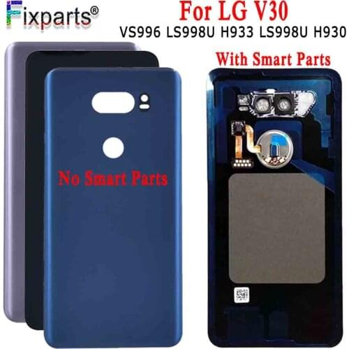 For LG V30 Back Cover Battery Cover Door Rear Glass Housing Case For LG V30 H930DS VS996 Battery Cover+Tools Replacement Parts