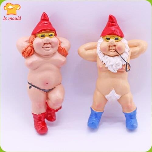 2021 New Summer Beach Bikini Body Silicone Molds Funny Birthday Decoration Cake Chocolate Mould Resin Plaster Candle Moulds