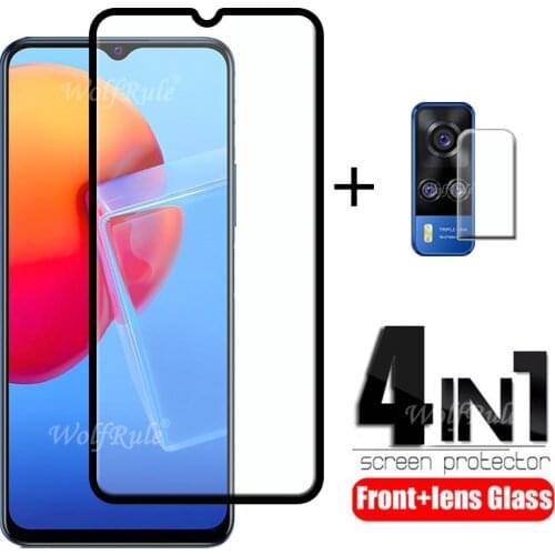 4-in-1 For Vivo Y51 Glass For Y51 Tempered Glass Full Cover Protective Film Screen Protector For Vivo Y51 Y 51 Lens Glass 6.58"