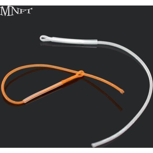 MNFT 6Pcs Fly Fishing Nylon Braided Loop Connector 20LB/30LB/50LB High Strength Shooting Tip Floating Line