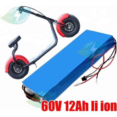 60V 12Ah ebike battery pack 18650 Li-Ion Battery for electric bicycles Motorcycle Scooter with charger