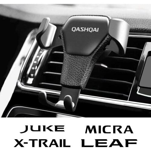 Gravity Auto Phone Holder Car Air Vent Clip Stand For Nissan Qashqai Juke Micra XTrail Leaf Sentra Patrol Pulsar Note Accesorios