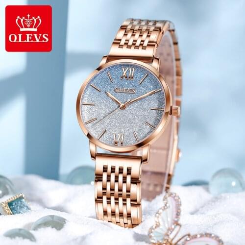 OLEVS Brand watches sell well, temperament all over the sky star quartz watch waterproof womens Watch